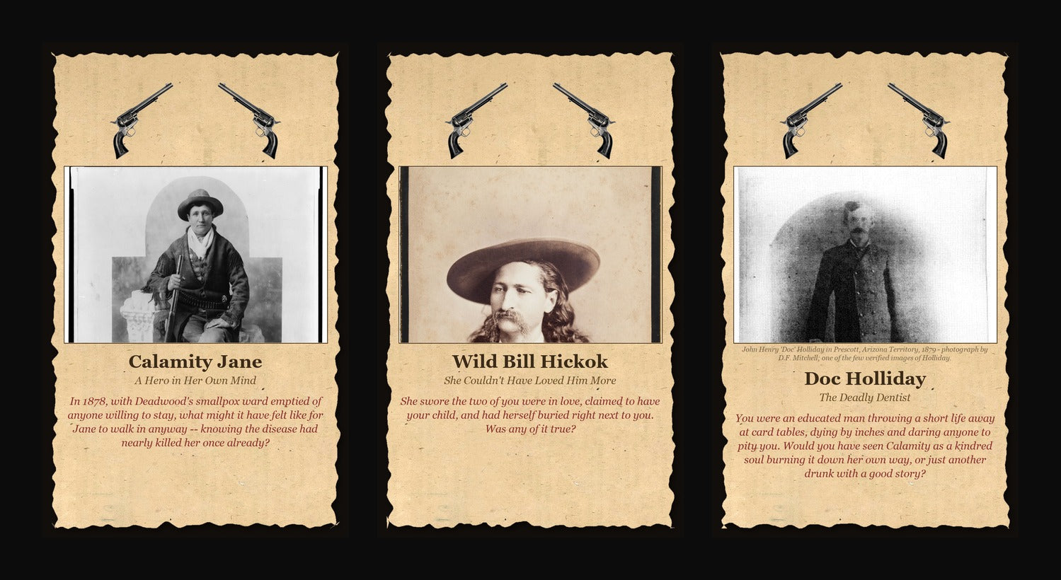 Calamity Jane Conversation Cards | 19-Card Historical Set