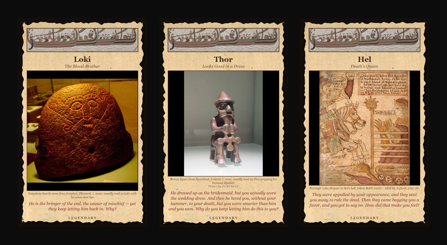 Loki Conversation Cards | 20-Card Norse World Set