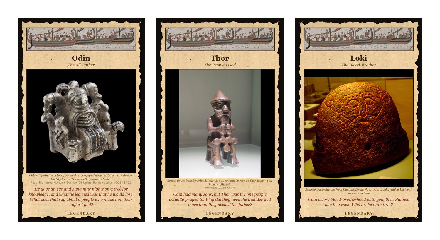 Odin Conversation Cards | 18-Card Historical Set