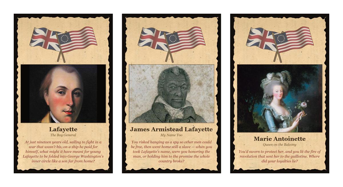 Lafayette Conversation Cards | 20-Card Historical Set