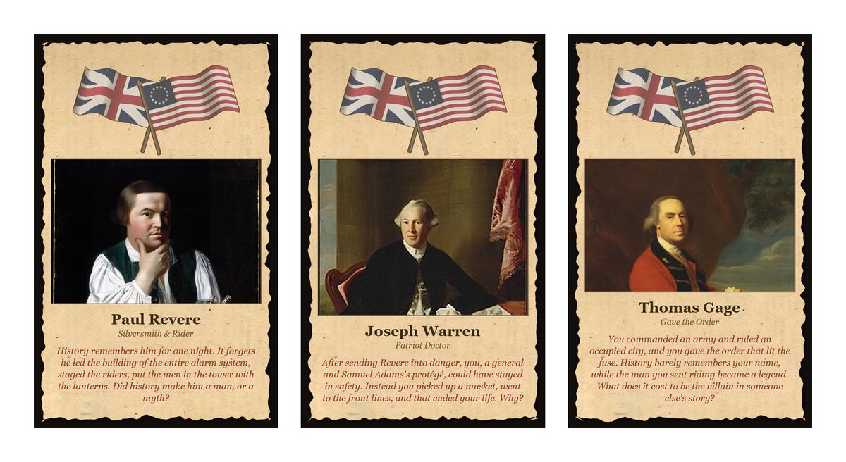 Paul Revere Conversation Cards | 16-Card Historical Set