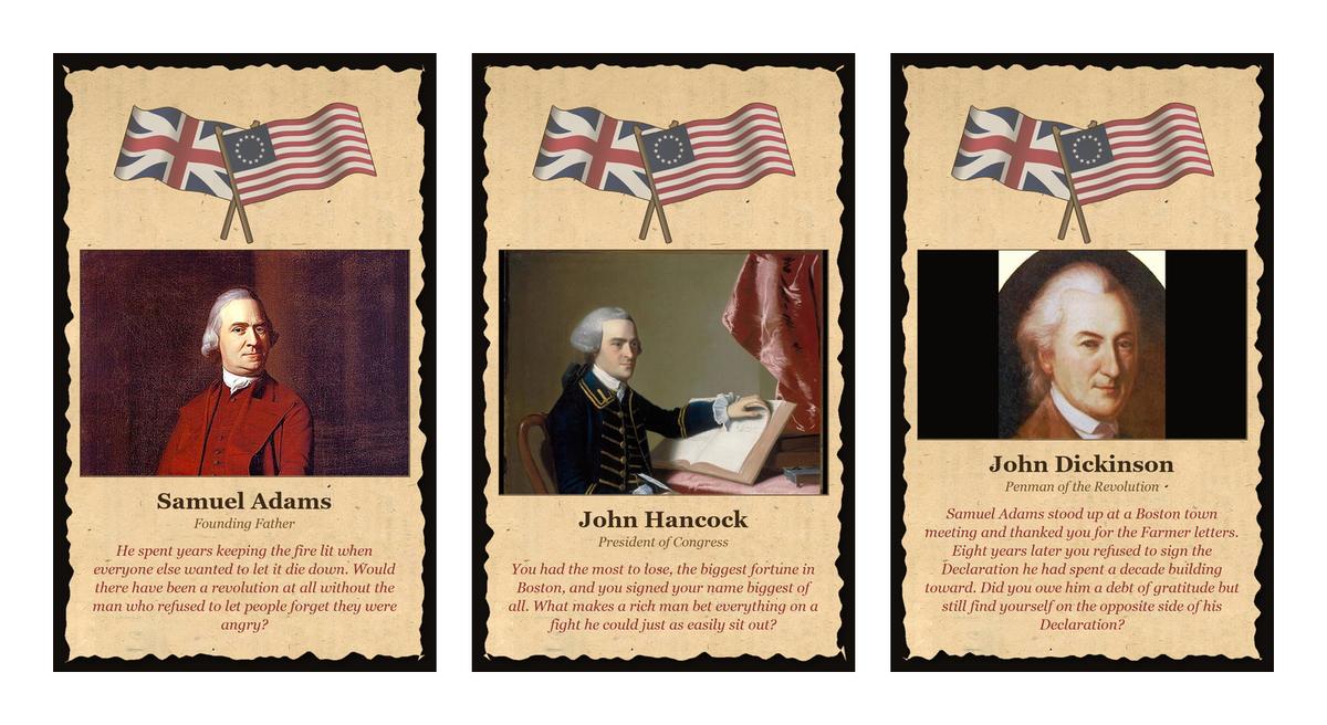 Samuel Adams Conversation Cards | 21-Card Historical Set